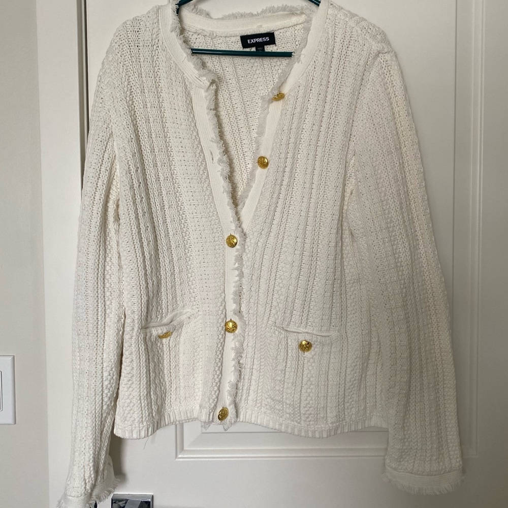 White Knit Sweater
